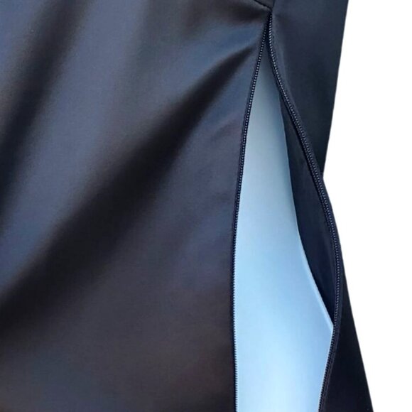 Black Satin Mini Dress Size S Very Low Back Day Dreamer Backless Mermaid Way - Picture 8 of 10